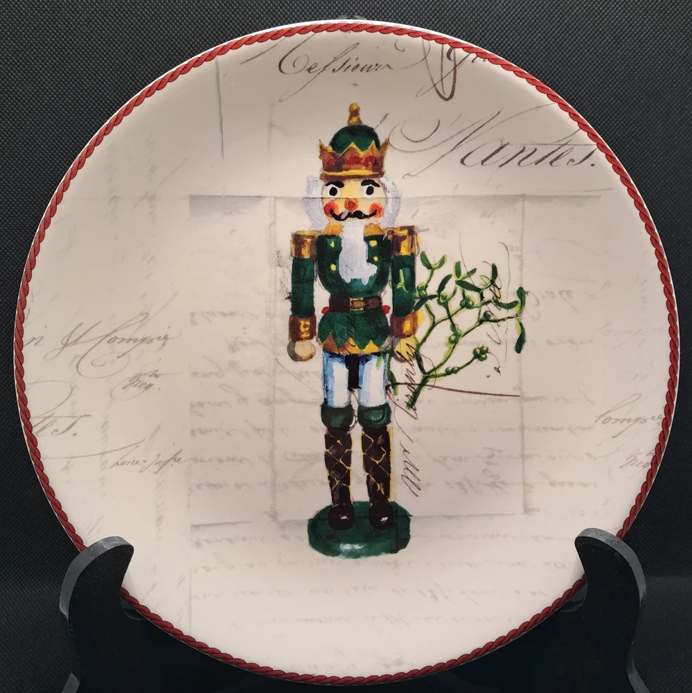 Williams Sonoma Nutcracker Salad Plate 8 5/8